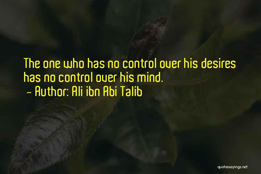 No Control Over Quotes By Ali Ibn Abi Talib