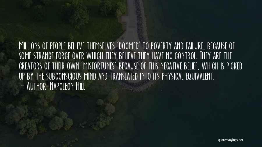 No Control Over Quotes By Napoleon Hill