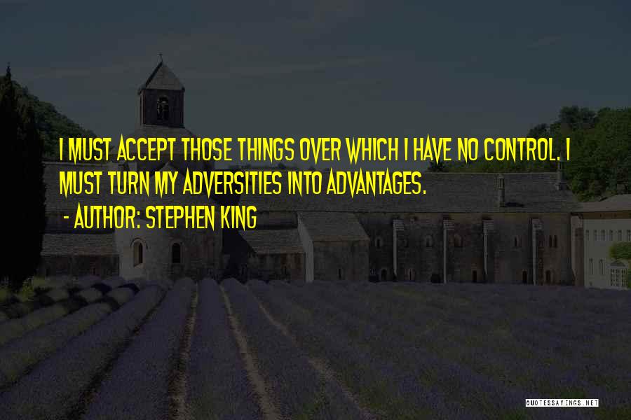No Control Over Quotes By Stephen King