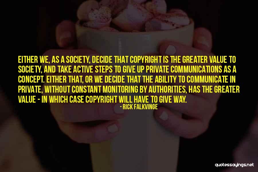 No Copyright Quotes By Rick Falkvinge No Copyright Quotes By Rick Falkvinge