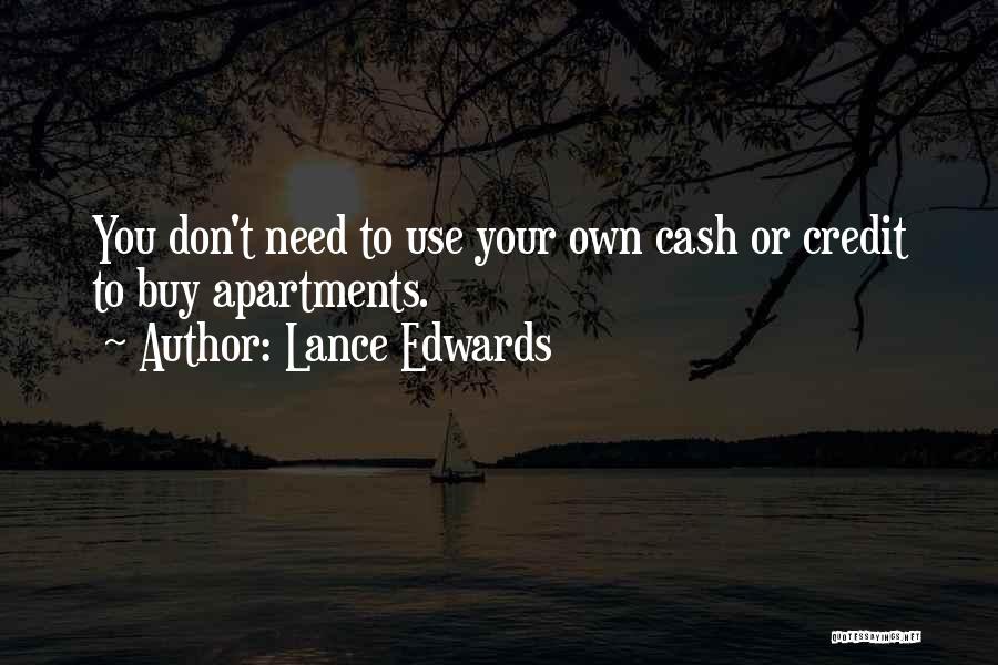 No Credit Only Cash Quotes By Lance Edwards