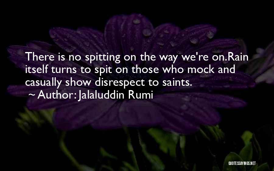 No Disrespect Quotes By Jalaluddin Rumi