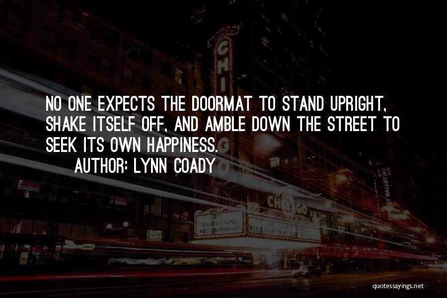 No Doormat Quotes By Lynn Coady