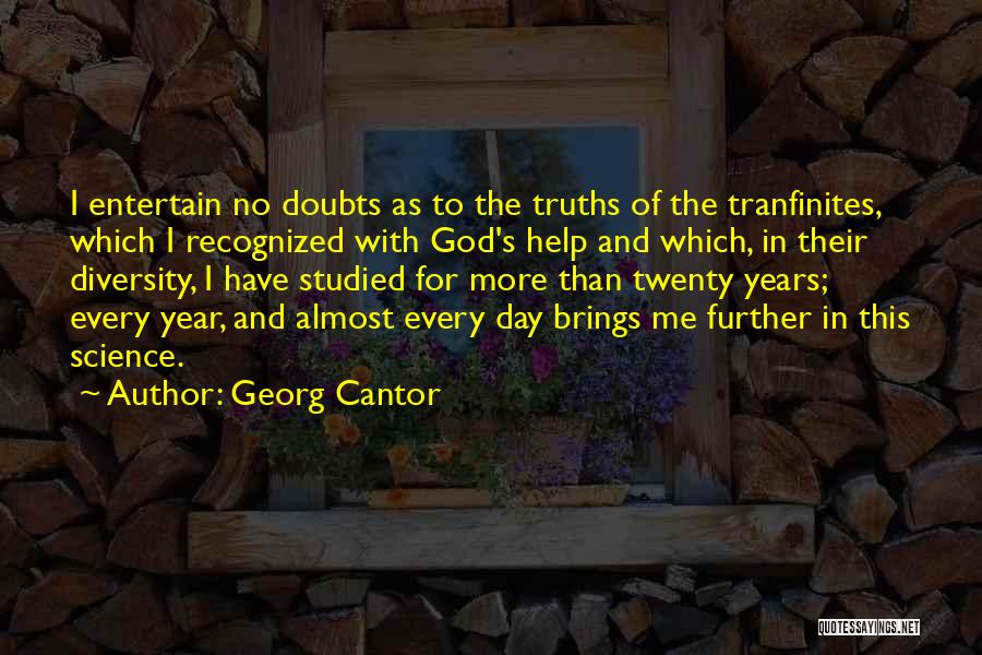 No Doubts Quotes By Georg Cantor