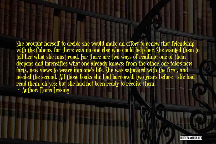 No Effort Friendship Quotes By Doris Lessing