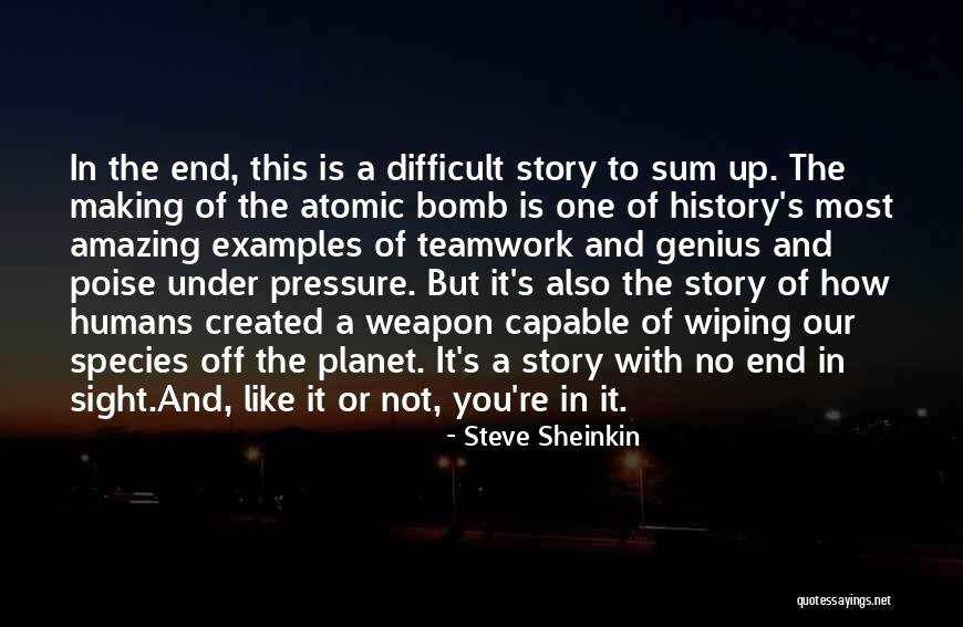 No End In Sight Quotes By Steve Sheinkin No End In Sight Quotes By Steve Sheinkin