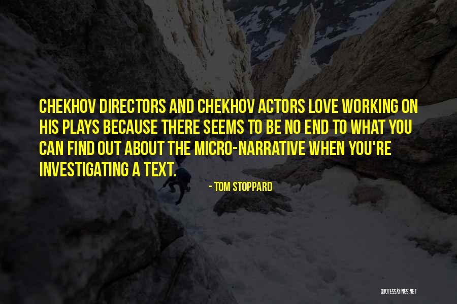 No End Love Quotes By Tom Stoppard No End Love Quotes By Tom Stoppard