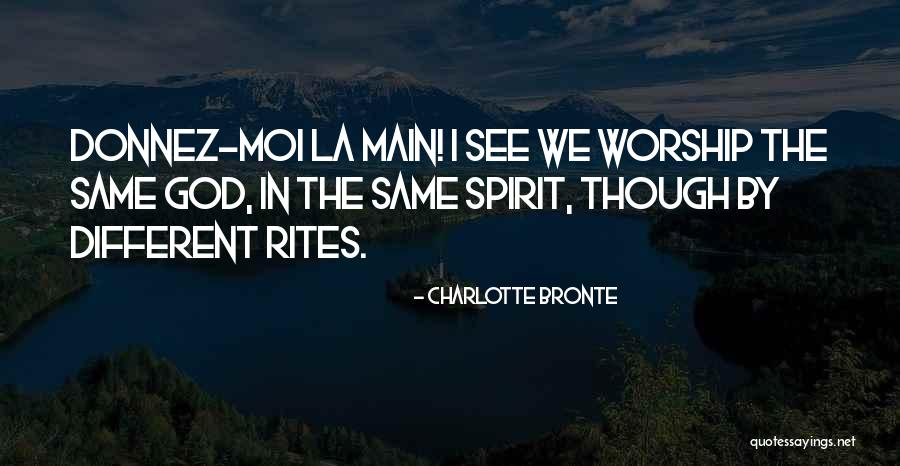 No Et Moi Quotes By Charlotte Bronte