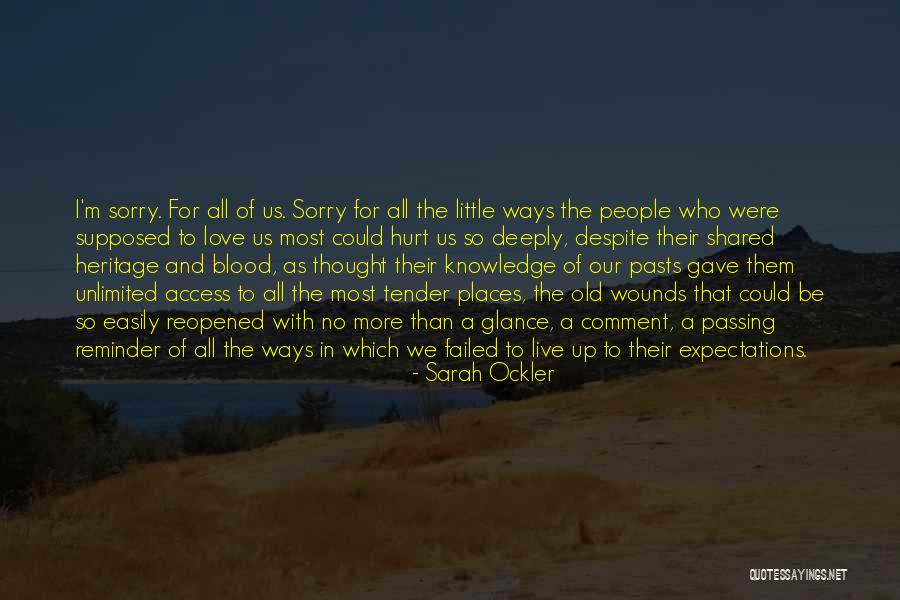 No Expectations Love Quotes By Sarah Ockler No Expectations Love Quotes By Sarah Ockler