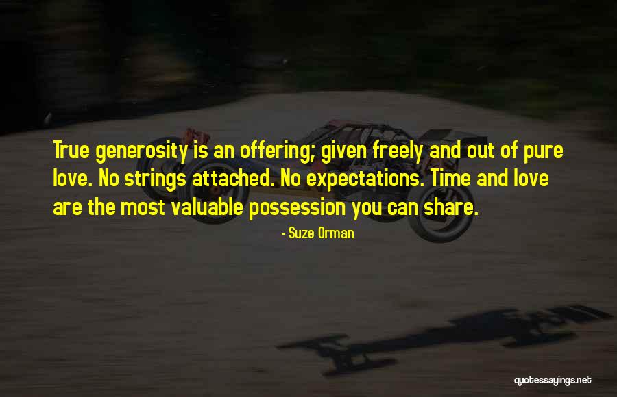 No Expectations Love Quotes By Suze Orman No Expectations Love Quotes By Suze Orman