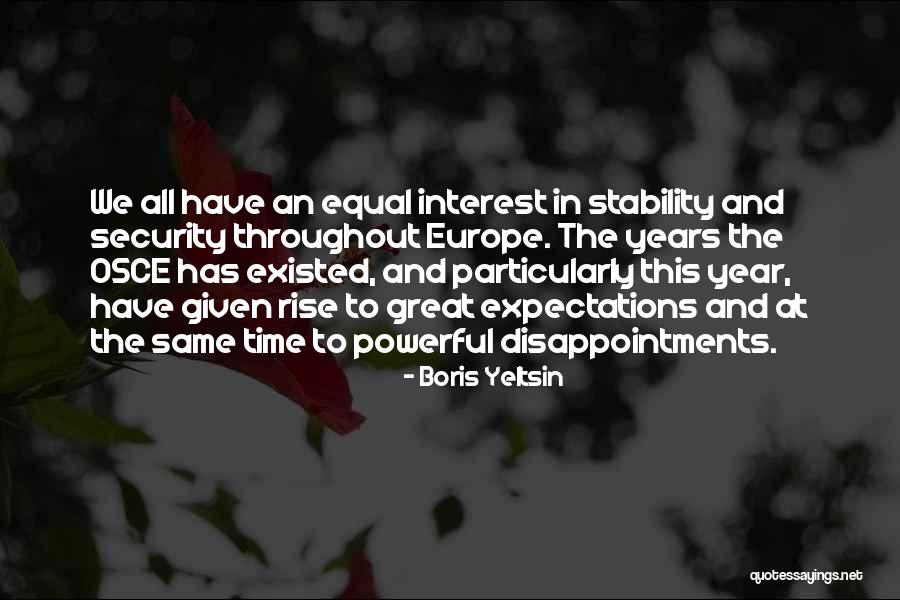 No Expectations No Disappointments Quotes By Boris Yeltsin No Expectations No Disappointments Quotes By Boris Yeltsin