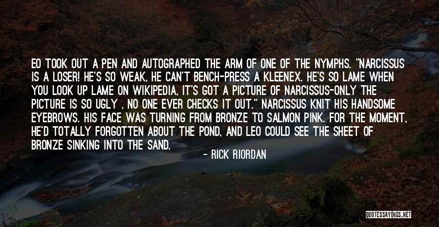 No Eyebrows Quotes By Rick Riordan