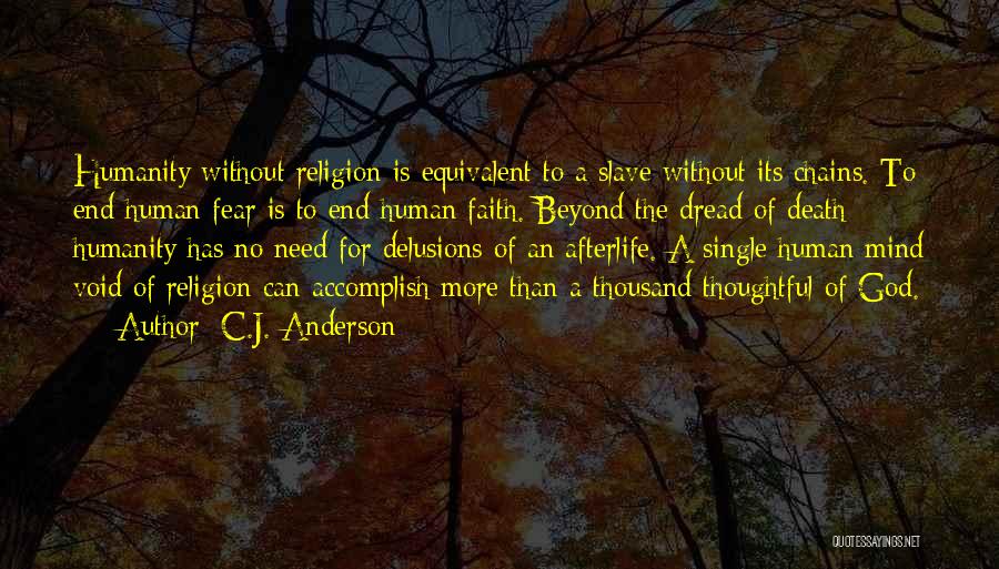 No Fear Of Death Quotes By C.J. Anderson