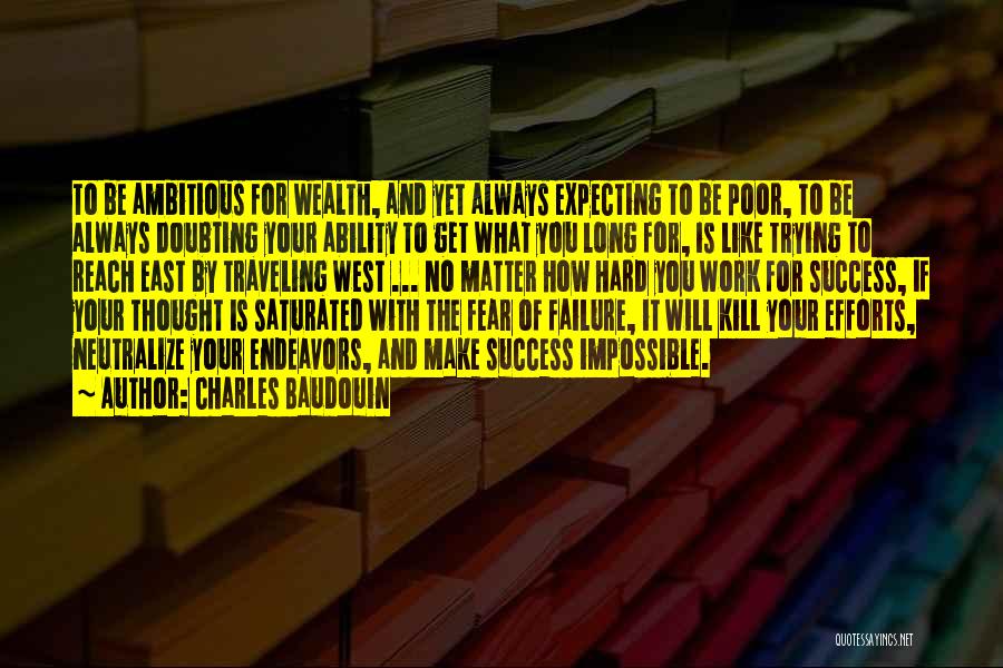 No Fear Of Failure Quotes By Charles Baudouin