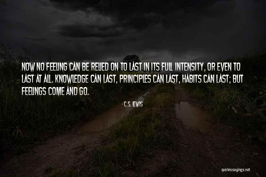 No Feelings At All Quotes By C.S. Lewis