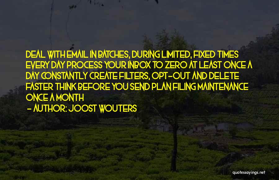 No Filters Quotes By Joost Wouters