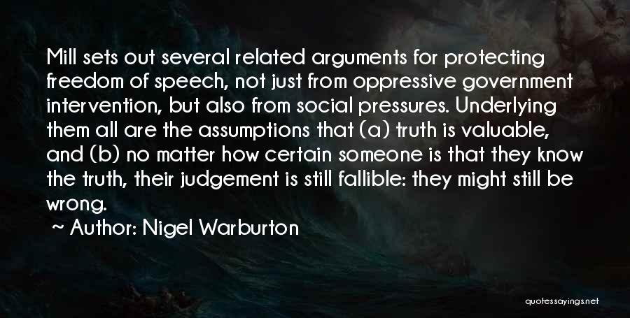 No Freedom Of Speech Quotes By Nigel Warburton