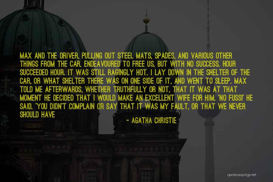 No Fuss Quotes By Agatha Christie No Fuss Quotes By Agatha Christie