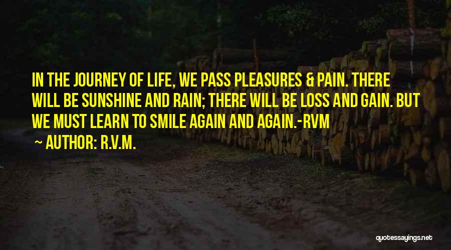 No Gain Without Pain Quotes By R.v.m.