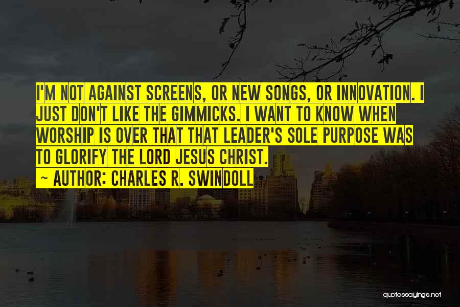 No Gimmicks Quotes By Charles R. Swindoll