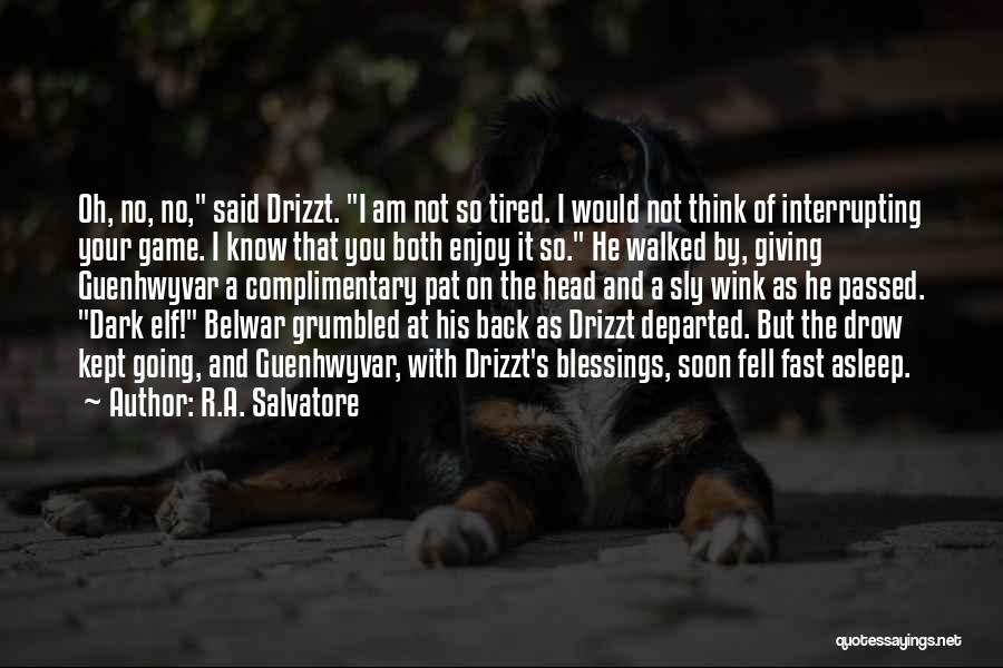 No Going Back Quotes By R.A. Salvatore