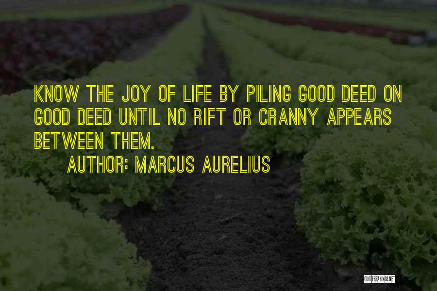 No Good Deed Quotes By Marcus Aurelius