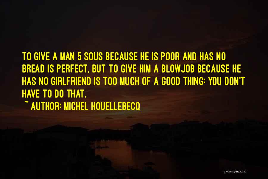 No Good Girlfriend Quotes By Michel Houellebecq