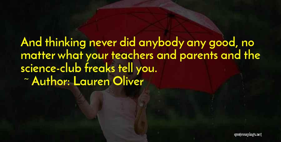 No Good Parents Quotes By Lauren Oliver