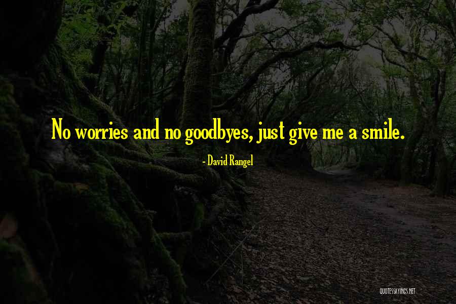 No Goodbyes Quotes By David Rangel No Goodbyes Quotes By David Rangel