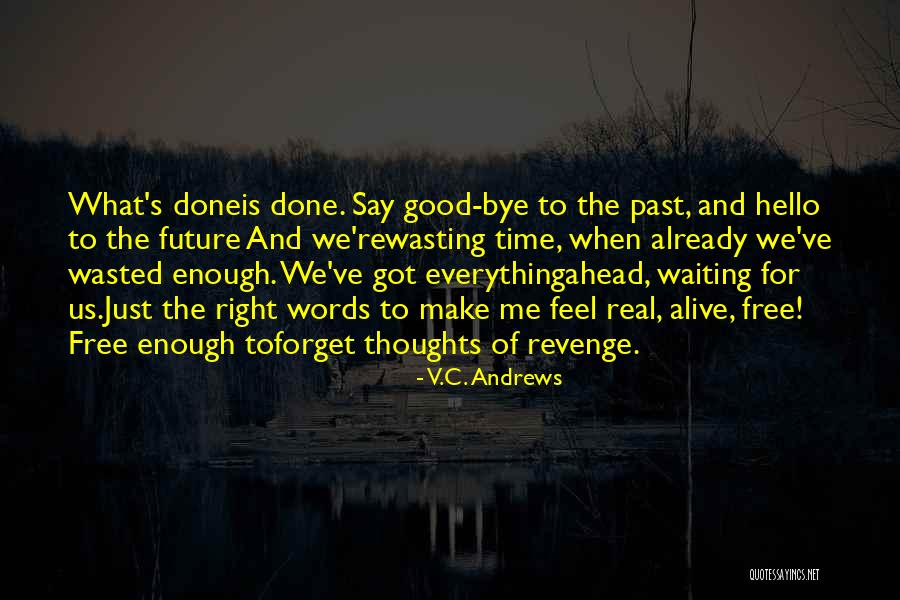 No Goodbyes Quotes By V.C. Andrews No Goodbyes Quotes By V.C. Andrews