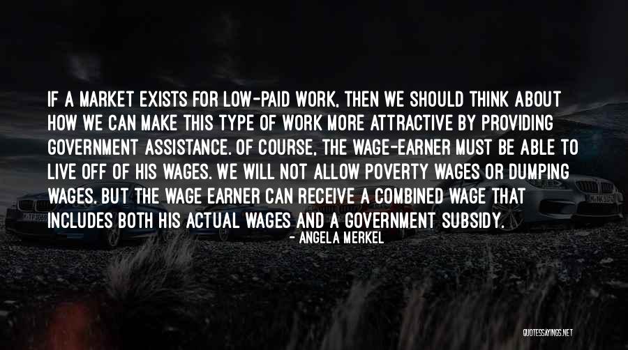 No Government Assistance Quotes By Angela Merkel