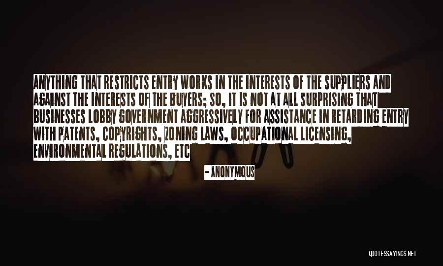 No Government Assistance Quotes By Anonymous