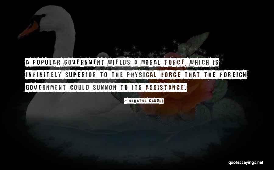 No Government Assistance Quotes By Mahatma Gandhi