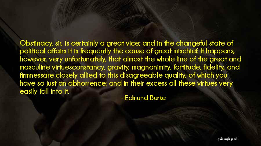 No Great Mischief Quotes By Edmund Burke