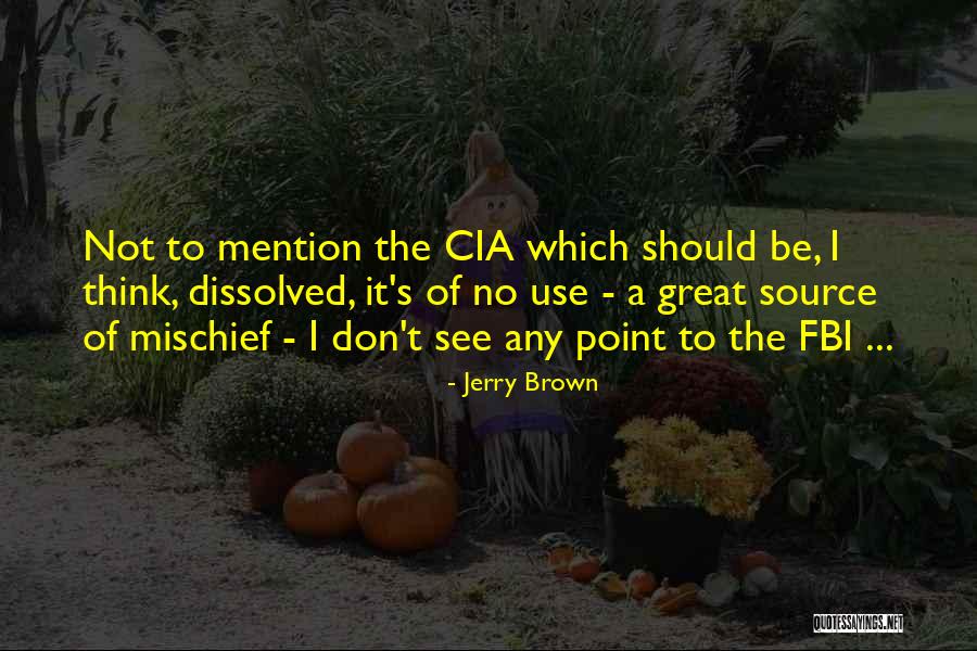 No Great Mischief Quotes By Jerry Brown