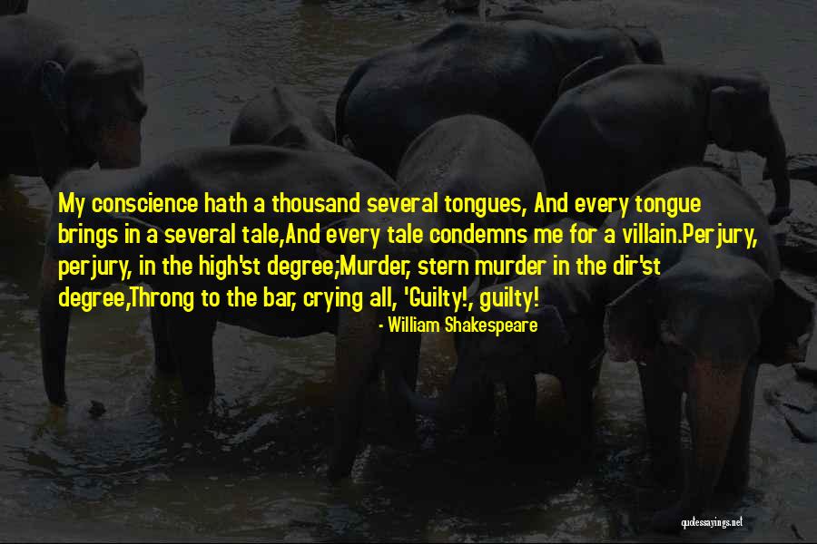 No Guilty Conscience Quotes By William Shakespeare No Guilty Conscience Quotes By William Shakespeare