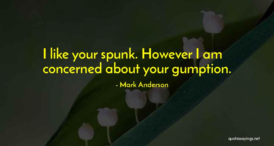 No Gumption Quotes By Mark Anderson