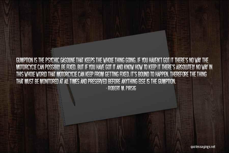 No Gumption Quotes By Robert M. Pirsig