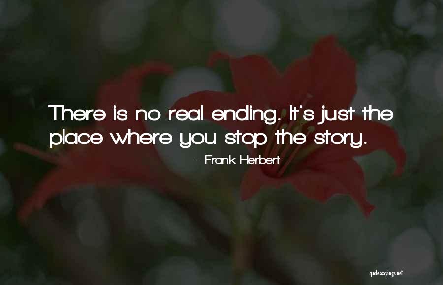 No Happy Endings Quotes By Frank Herbert