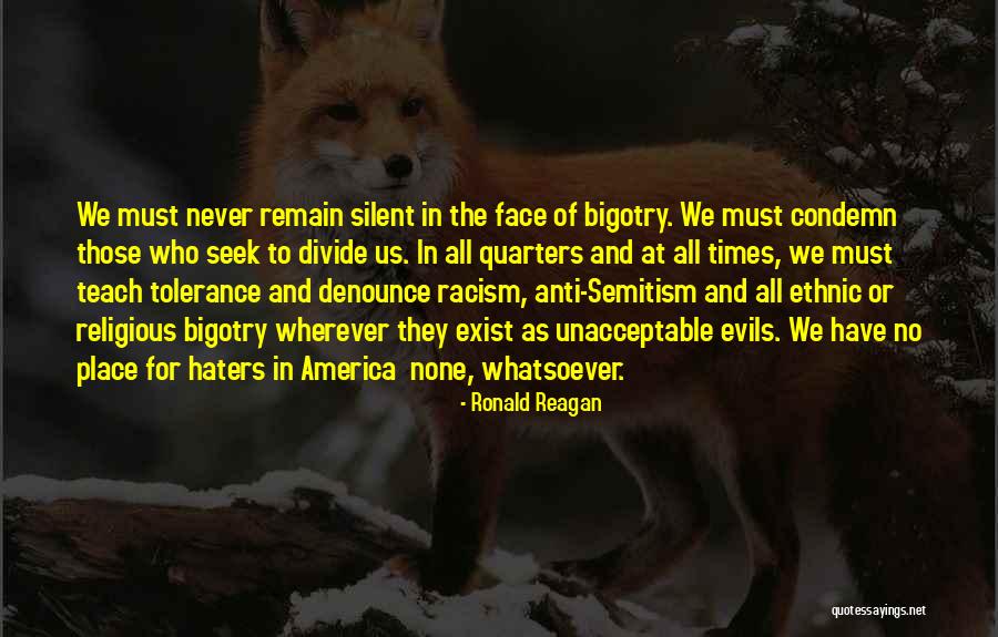 No Haters Quotes By Ronald Reagan No Haters Quotes By Ronald Reagan