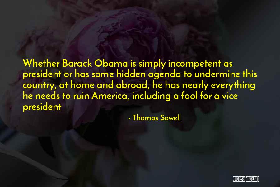 No Hidden Agenda Quotes By Thomas Sowell No Hidden Agenda Quotes By Thomas Sowell
