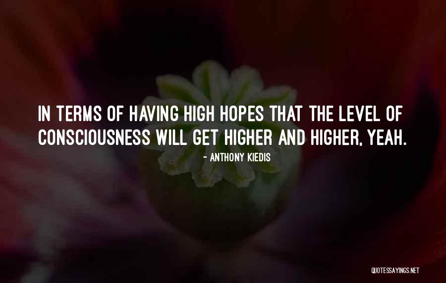 No High Hopes Quotes By Anthony Kiedis No High Hopes Quotes By Anthony Kiedis