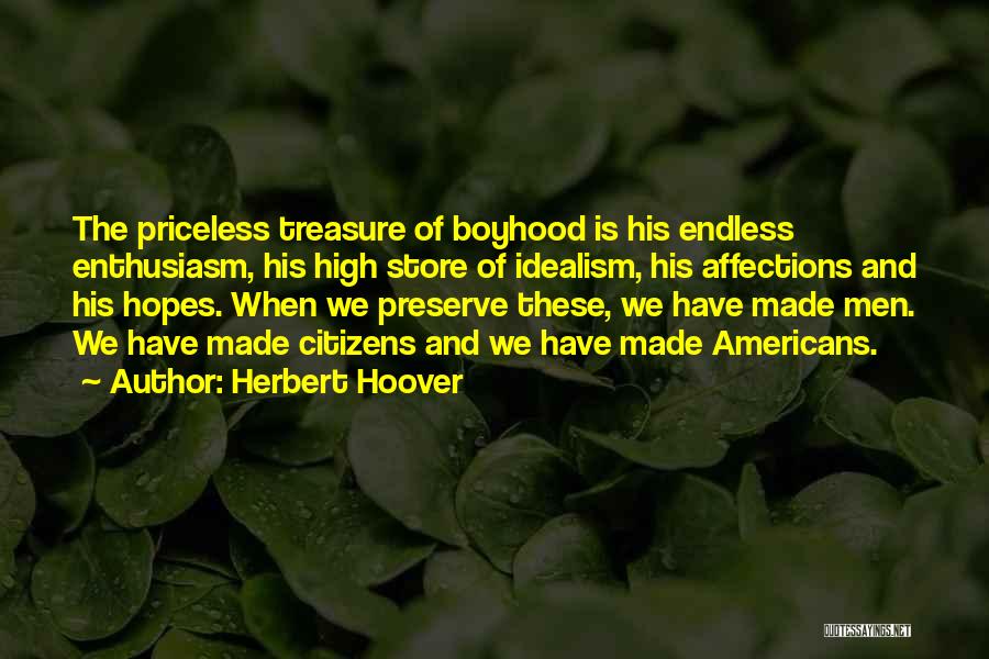 No High Hopes Quotes By Herbert Hoover