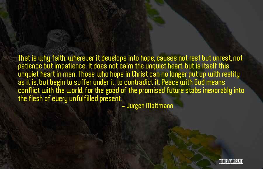 No Hope For The Future Quotes By Jurgen Moltmann