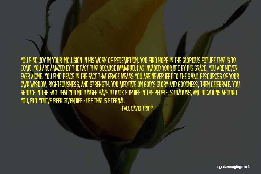 No Hope For The Future Quotes By Paul David Tripp