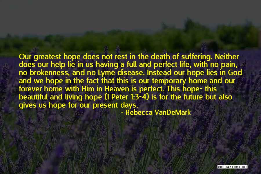 No Hope For The Future Quotes By Rebecca VanDeMark No Hope For The Future Quotes By Rebecca VanDeMark