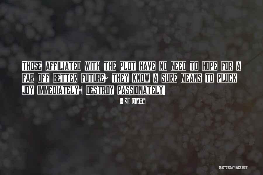 No Hope For The Future Quotes By Zo D'Axa No Hope For The Future Quotes By Zo D'Axa
