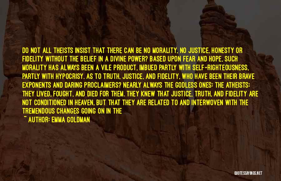No Hope For The Human Race Quotes By Emma Goldman