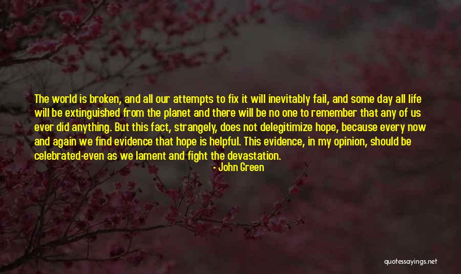 No Hope In My Life Quotes By John Green No Hope In My Life Quotes By John Green
