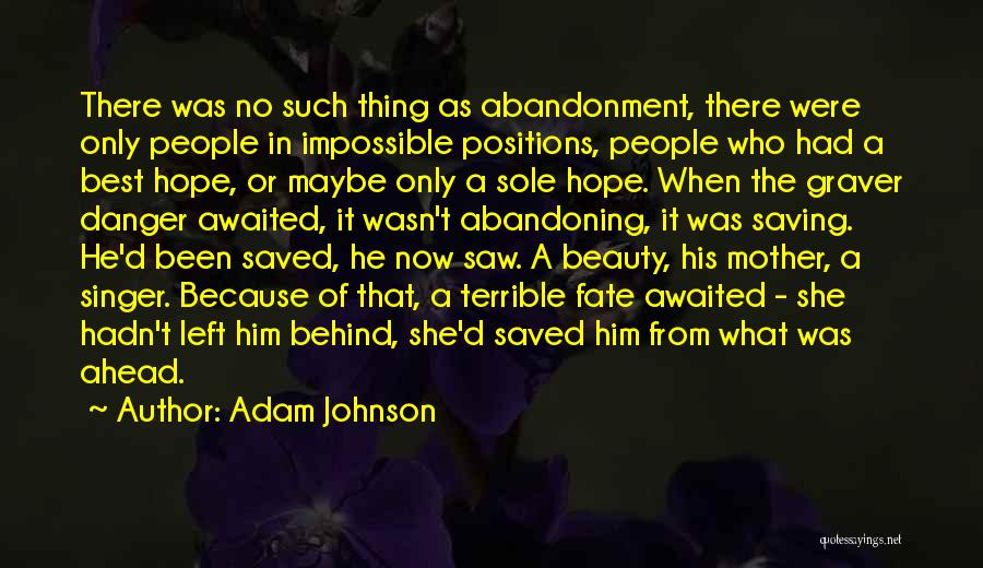 No Hope Left Quotes By Adam Johnson